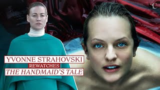 Yvonne Strahovski Rewatches Serena Joys Scariest Moments on quotThe Handmaids Talequot Before Season 5 [upl. by Ashla]