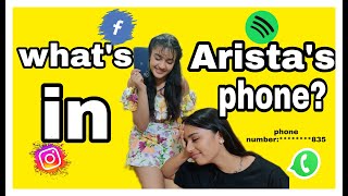 Whats in Arista Phone  3 Instagram 😳😳 ll SECRET Revealed 😑 ll Khushi Bhardwaj ll Arista Mehta [upl. by Griggs]