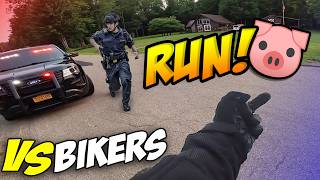 COPS VS BIKERS  MOTORCYCLE POLICE CHASE  Best Compilation 2024 [upl. by Yuria]