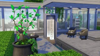 Newcrest Restaurant  No CC  Speed Build  The Sims 4 [upl. by Cody]