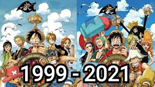 One Piece Edit  From Ep 1  1000 ❤️ 1999  2021 [upl. by Eisdnil684]