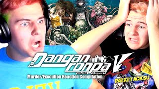 PatAttacksU Danganronpa V3 Killing Harmony MurderExecution Reaction Compilation [upl. by Eppesuig489]