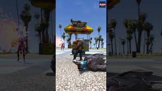 deadpool and ladypool vs avengers and superhero grandtheftauto gta5 español spanish mexico [upl. by Burke]