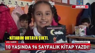 10 yaşında 96 sayfalık kitap yazdı [upl. by Saimon5]