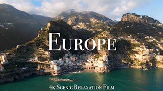 Europe 4K  Scenic Relaxation Film With Calming Music [upl. by Kiryt]