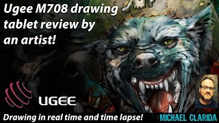 Ugee M708 Pen tablet review by an illustrator [upl. by Toy]