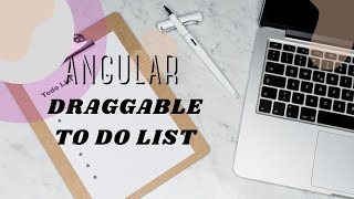 Create a Dynamic Draggable Todo List in Angular  Angular Drag and Drop Tutorial  Web Genie [upl. by Akedijn306]