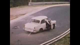 Nurburgring Nordschleife Crashes 1970 at Adenauer Forst NEW  More crashes [upl. by Trudie]