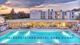 Falkensteiner Hotel Park Punat by drone Krk Croatia [upl. by Nylssej]