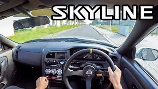 650HP Nissan Skyline POV Test Drive RB25DET [upl. by Alemaj]