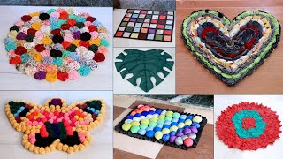 12 Beautiful Doormat Ideas  Handmade Things  Old Clothes Reuse [upl. by Greenman420]