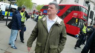 London part 3 St Georges day hectic scum police [upl. by Duntson]