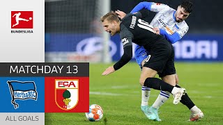 Hertha Berlin  FC Augsburg 11  Highlights  Matchday 13 – Bundesliga 202122 [upl. by Danby451]