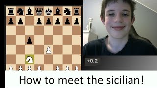 Easy way to play against the Sicilian opening the closed Sicilian part 1 [upl. by Ahsiuqram]