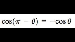 prove cos pi  theta   cos theta [upl. by Judenberg926]