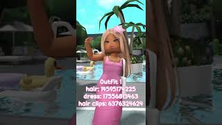 BLOXBURG OUTFIT CODES roblox bloxburgroleplay roleplay bloxburg gaming shorts outfitcodes [upl. by Diehl]