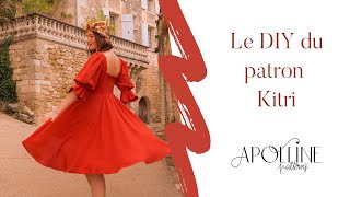 DIY  la robe Kitri chez Apolline Patterns [upl. by Drusilla]