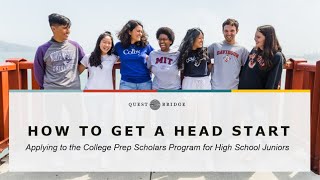 College Prep Scholars How to Get Head Start Webinar [upl. by Analahs303]