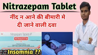 Nitravet 10 tablet review  Nitrazepam tablet ip  नींद की दवा  Nitravet 10 tablet in hindi [upl. by Derinna309]