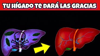 ⚠️ Si SUPIERAS que estos son los ALIMENTOS  PODEROSOS para el HÍGADO comenzarías a comerlos hoy [upl. by Gierk]