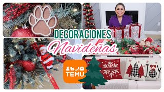 COMPRAS NAVIDEÑAS DE TEMU A MUY BUENOS PRECIOS🎄 DECORACIONES  ROPA  ZAPATOS Y MAS blackfriday [upl. by Kanya109]