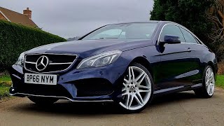 2016 Mercedes E220d AMG Line Premium Plus Coupe in Cavansite Blue  Condition and Spec Review [upl. by Medarda649]