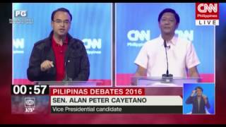 Cayetano and Marcos on political dynasty [upl. by Aivatnahs930]