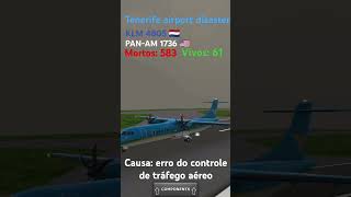 Tenerife airport disaster KLM panam tenerife shortvideo planecrashtfs JoãoGuilhermeu9d3i [upl. by Hutton]