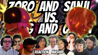 Here Comes The Stars  Zoro and Sanji VS King and Queen  One Piece  Reaction Mashup [upl. by Ris]