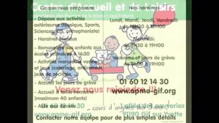 APME Maison des Enfants Gif accueil loisirs garde garderie Chevry Neuveries anglais [upl. by Marja]