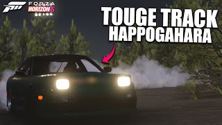 Drifting CUSTOM TOUGE TRACK Happogahara in Forza Horizon 5  368 HP Nissan 240sx s13 Hatch [upl. by Torres]