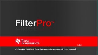 How to Design a Low Pass Filter Using Texas Instruments FilterProtm [upl. by Harlamert]