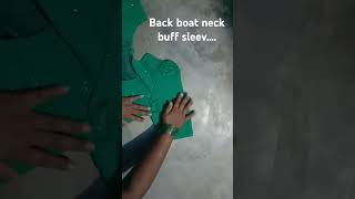 Back boat neck buff Sleev [upl. by Irah]