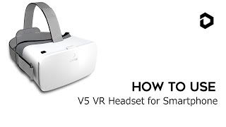 How to use DESTEK V5 VR headset White version [upl. by Geiss224]