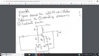 Numerical on Colpitts Oscillator [upl. by Aneekahs]