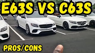 E63s vs C63s owner review [upl. by Bonnee]