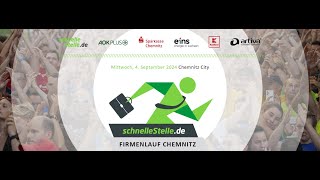 Zieleinlauf schnelleStellede Firmenlauf Chemnitz 2024 [upl. by Raddie]