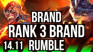 BRAND vs RUMBLE JGL  Rank 3 Brand 528 Rank 12  NA Challenger  1411 [upl. by Atiuqal]