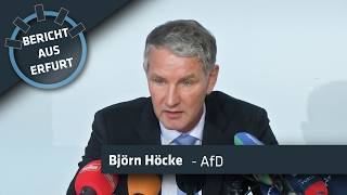 Pressekonferenz Björn Höcke  Bericht aus Erfurt [upl. by Sileas]