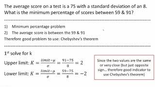 Chebyshev’s Theorem [upl. by Toby]