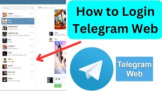 How to login to Telegram Web  How to Use Telegram Web app [upl. by Lezley]