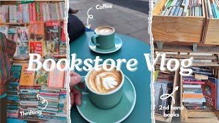 COSY BOOKSTORE VLOG  Come shop with me at 2nd hand bookstores in London [upl. by Lig]