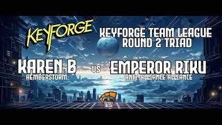 KeyForge Team League Round 2 Triad [upl. by Ocnarf]