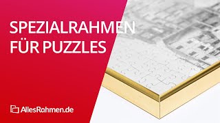 SpezialBilderrahmen für Puzzles  allesrahmende [upl. by Sari]