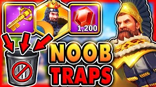 What Are quotNoob Trapsquot in Rise of Kingdoms AVOID MISTAKES [upl. by Esilahs]