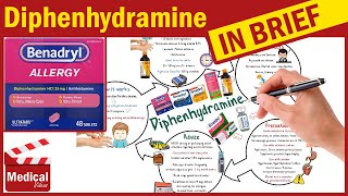 Diphenhydramine Hydrochloride  Benadryl  What is Diphenhydramine Uses Dosage amp Side Effects [upl. by Maram]