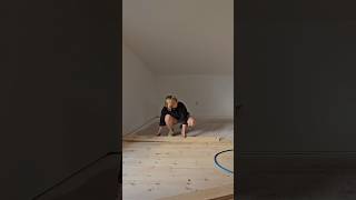 SATISFYING sounds of studio flooring 👌 diy [upl. by Dewitt]