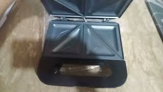 philips sandwich maker how to use unboxing  Sandwich maker clicklife1click of life [upl. by Dyl]