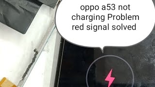 oppo a53 water damage not charging red signal solved [upl. by Yonina284]