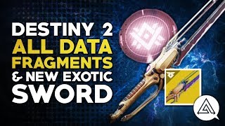 Destiny 2  ALL Data Fragment Locations guide amp New Exotic Worldline Sword [upl. by Arakihc693]